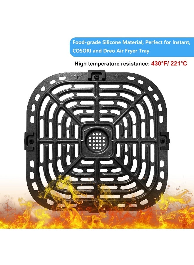 GSZN 8PCS Premium Rubber Feet for Vortex COSORI Dreo air fryer, Air Fryer Rubber Bumpers, Rubber Parts, Silicone Tabs, Rubber Tips, Silicone Pieces for Air Fryer Tray - Image 2